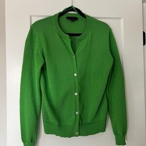 NWOT Zara Vibrant Spring Green Cardigan
